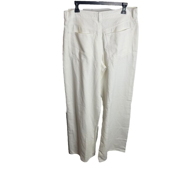 Madewell $138 Tall Superwide-Leg Jeans: Airy Denim Edition White Size T31 NU710 - Picture 9 of 11